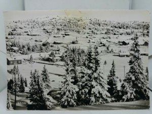 Vintage RP Postcard Sjusjoen Lillehammer Norway 1959