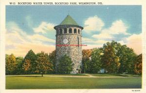 DE, Wilmington, Delaware, Rockford Water Tower, Curt Teich