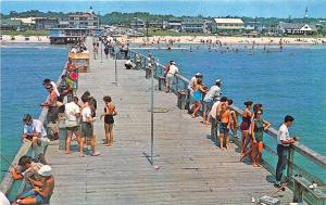 Myrtle Beach SC Fishing Pier Home of The 10,000. Fishing Rodeo Postcard