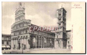 Postcard Old San Michele Lucca