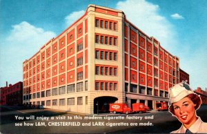 Virginia Richmond Modern Cigarette Factory & Delivery Trucks