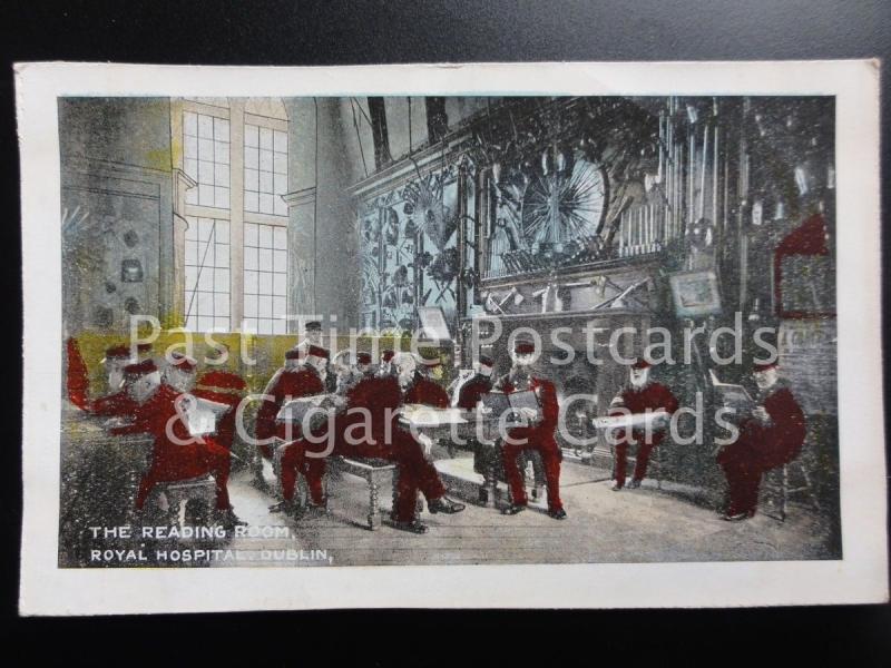 Ireland Dublin THE ROYAL HOSPITAL The Reading Room - Old Postcard by Emerald