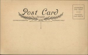 Christmas - Boy w/ Candle Powdered Wig c1910 Whitney Postcard