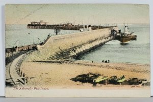 UK The Admiralty Pier, Dover Bay Port 1904 Postcard K18