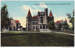 Knights Of Pythias State Home, SPRINGFIELD, Ohio, 1900-1910s