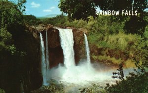 Vintage Postcard Rainbow Falls Near the City of Hilo Hawaii Pub. Mike Roberts