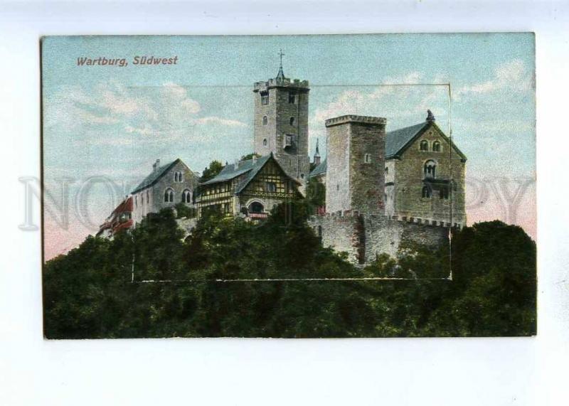 192745 GERMANY WARTBURG Sudwest 10 views Vintage postcard
