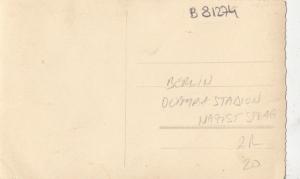 B81274 berlin olympia stadium  flag germany WW2   front/back image