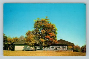 Stilwater NY-New York, Visitor Center, Saratoga National Park, Chrome Postcard