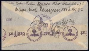 Danzig Germany 1940 Zoppot Airmail Cover Poland Gdansk Seattle Washington 83345