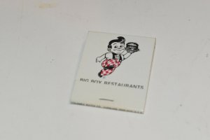 Big Boy Restaurants 20 Strike White Matchbook