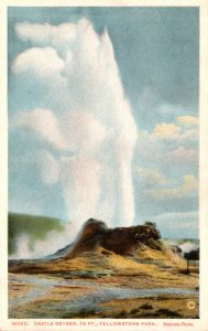 Yellowstone National Park Castle Geyser Haynes Photo