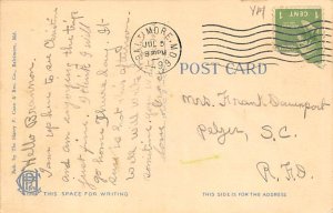 War Memorial, Plaza Baltimore, Maryland MD Postcards