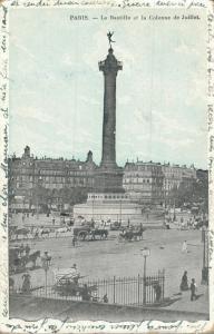 France Paris Hotel La Bastille et la Colonne de Juillet 01.96