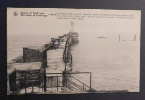 Mint Ship Postcard Ruines de Zeebrugge