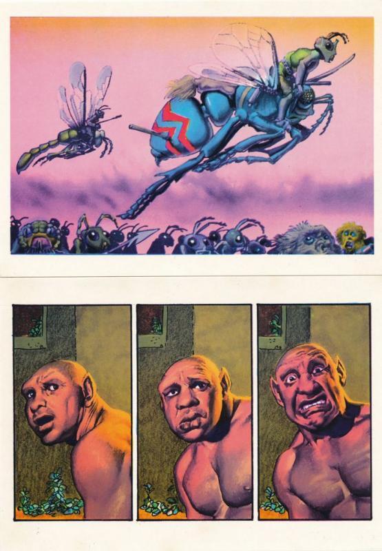 (6 cards) Richard Corben Comic Book Artist Illustrator - Prints on Postcards