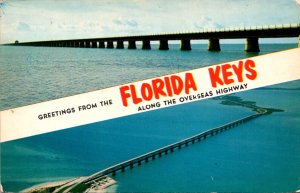 Florida Greetings From The Florida Keys Along The Overseas Highway