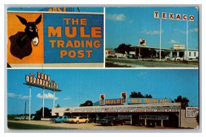 Postcard MO Mule Trading Post Rolla Missouri Vintage Standard View Card U.S. 66 