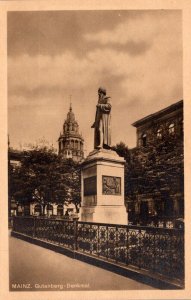 Germany Mainz Gutenberg Denkmal