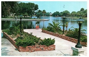 Enjoying the Bayou Tarpon Springs Florida FL 1979