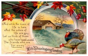 Thanksgiving Violin , Turkeys, Poem