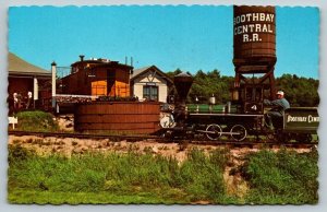 Boothbay Central Railroad  Maine Postcard