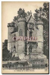 Old Postcard From Around Chantilly Chateau De La Reine Blanche
