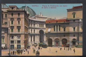 Italy Postcard - Napoli - Piazza S.Ferdinando Con Teatro S.Carlo..  RS12086
