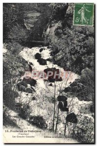 Old Postcard Fontaine De Vaucluse Les Grandes Cascades