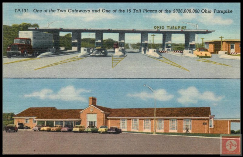 One of the two Gateways and Toll Plaza, Ohio