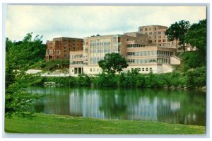 c1950's Hillcrest Men's Dormitory State University of Iowa City Iowa IA Postcard