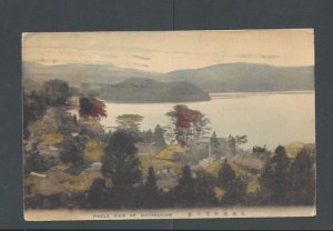 Post Card 1912 Moto Hakone Japan wide View Over 100 Years Ago