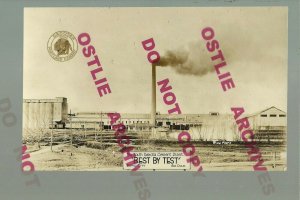 Rapid City SOUTH DAKOTA RPPC c1920s ADVERTISING Dacotah PORTLAND CEMENT Plant