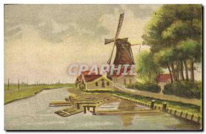 Postcard Old Windmill