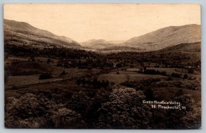 RPPC  Green Mountain Valley  Manchester  Vermont   Photo  Postcard  c1914