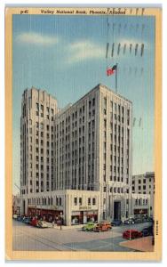 1945 Valley National Bank, Phoenix, AZ Postcard