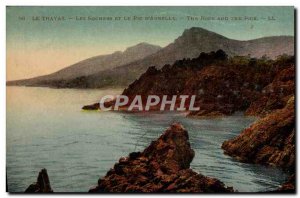 Old Postcard Trayas Les Rochers And Pic D & # 39Aurelle