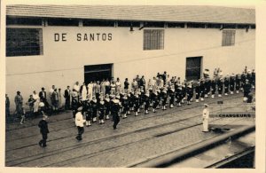 Brazil Santos Brasil Praia Do Guaruja Vintage RPPC C053  Latin & South  America - South America - Brazil, Postcard / HipPostcard