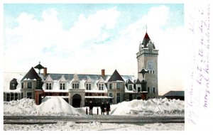 Maine Portland , Union Station in Winter