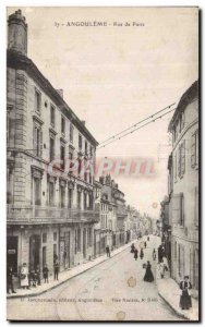 Angouleme - Paris street - Old Postcard