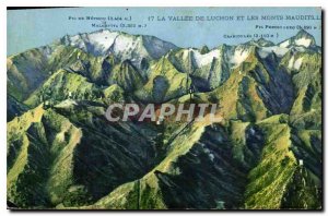 Postcard Old la Vallee de Luchon and the Cursed Mountains