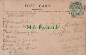 Genealogy Postcard - Hooker, Cwmbach, Aberdale, Glamorgan  RF8800