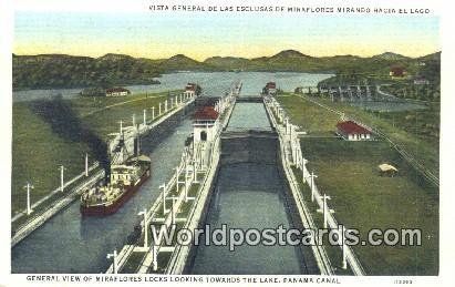 Miraflores Locks Panama Canal Panama Unused 