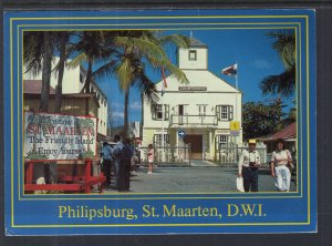 Post Office,Courthouse,Philipsburg,St Maarten,Dutch West Indies BIN