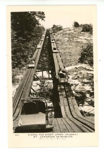 NH - North Conway. Mt. Cranmore Skimobile Upper Tramway  RPPC