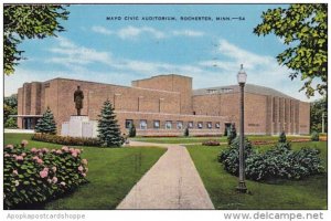 Minnesota Rochester Mayo Civic Auditorium 1945