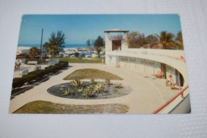Cabana Area Lido Beach Casino Sarasota Florida Postcard Tichnor Brothers