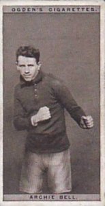 Ogdens Vintage Cigarette Card Pugilists In Action 1928 No 4 Archie Bell