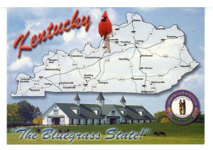 KY - Kentucky Map & Highlights   (continental size)