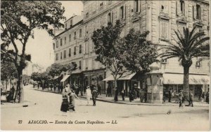 CPA Ajaccio Entree du Cours Napoleon CORSICA (1077667)